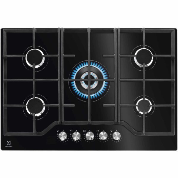 gaasipliidiplaat 75 cm 600 Keraamiline gaasipliidiplaat KGG75362K, Electrolux