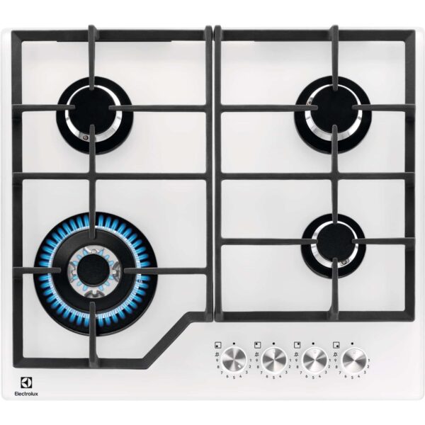 gaasipliidiplaat 60 cm 600 Keraamiline gaasipliidiplaat KGG64362W, Electrolux