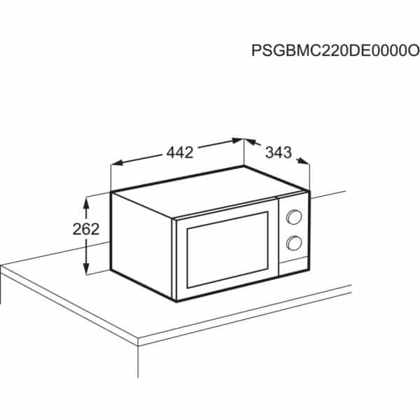 Microwave 300 eraldiseisev Mikrolaineahi EMZ421MMK, Electrolux - Image 3