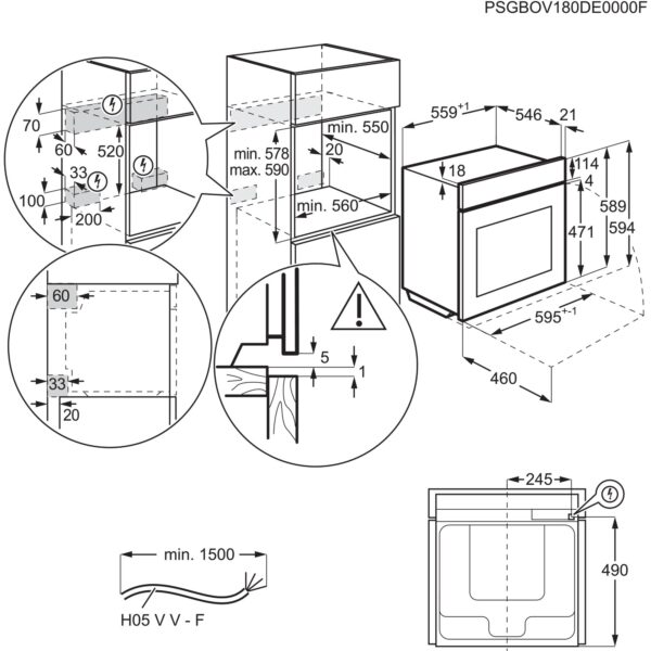 integreeritav auruahi SteamBoost 800 EOB8S39H, Electrolux - Image 3