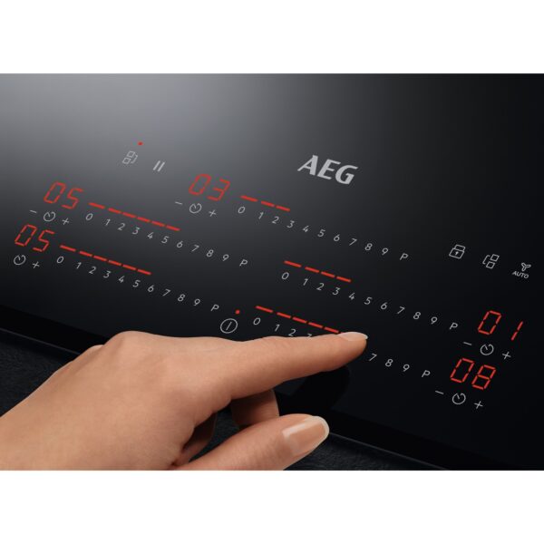 induktsioonpliidiplaat 80 cm Hob2Hoodiga 6000 Bridge IKE85753FB, AEG - Image 4