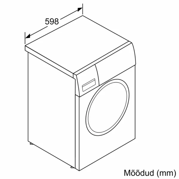 Seeria 6, Pesumasin, 10 kg, 1400p/min, EEC-C, WGG254AMSN Bosch - Image 8