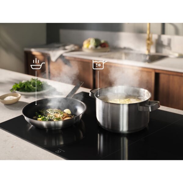 induktsioonpliidiplaat 80 cm Hob2Hoodiga 800 Sense Boil+Fry, EIS87453IZ, Electrolux - Image 5