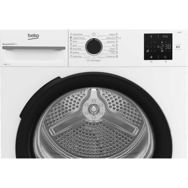 Trummelkuivati, sügavus 47 cm BM3T38230W, Beko - Image 2
