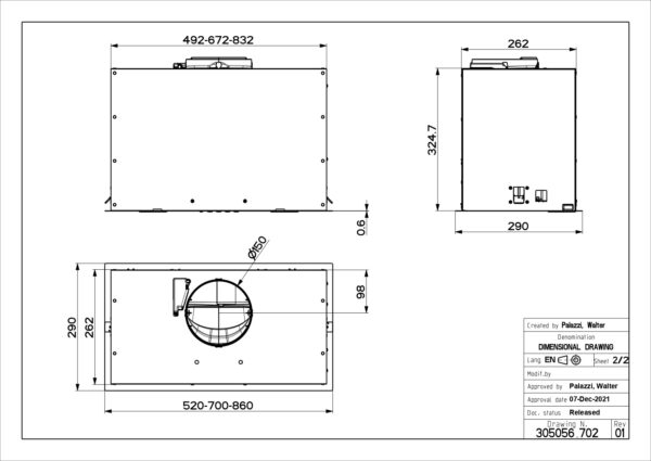 Õhupuhastaja Faber Inka Lux Premium X A52 KL - Image 5