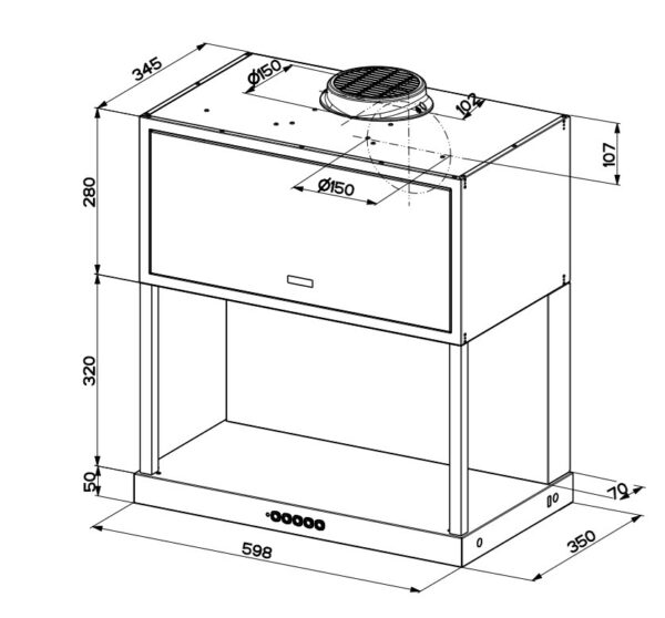 Õhupuhastaja Faber Modular F60 BK MATT - Image 6