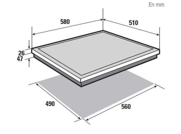 Keraamiline pliidiplaat Brandt BPV6410B - Image 2