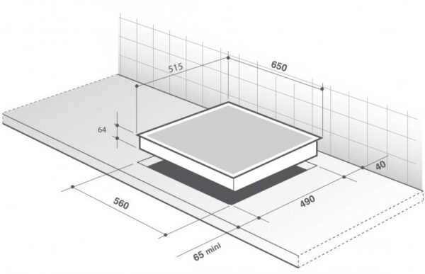 Gaasiplaat De Dietrich DPG7640B - Image 4