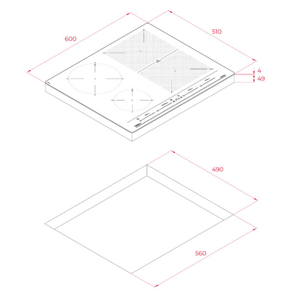 Induktsioonplaat Teka IZF 64440 BK MSP - Image 6