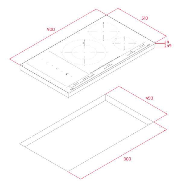 Induktsioonplaat Teka IZS 97630 MST BK - Image 6