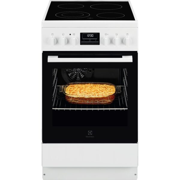 klaaskeraamiline elekter 600 SteamBake 50x60, LKR562066W, Electrolux
