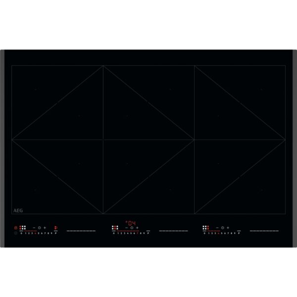 induktsioonpliidiplaat 80 cm Hob2Hoodiga 6000 TotalFLex NIR86T08FB, AEG