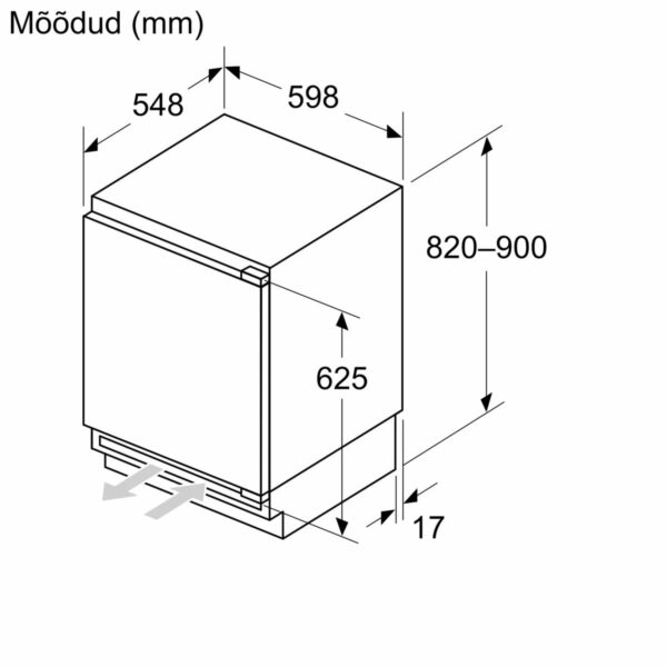 Integreeritav külmik Bosch KUL22ADD0 - Image 6