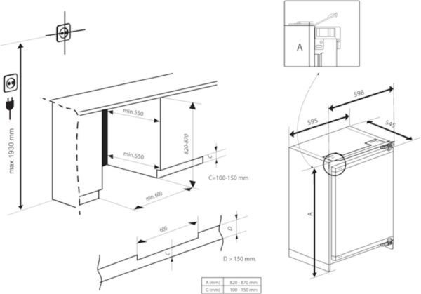 Integreeritav jahekülmik Beko BU1104N - Image 3