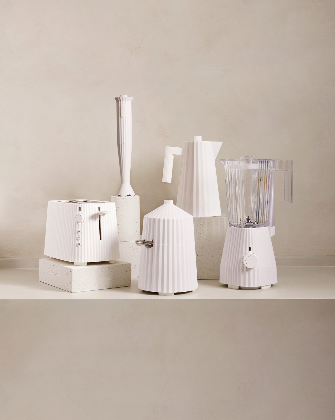 Veekeetja Plisse 1 L Alessi MDL061W, valge - Image 2