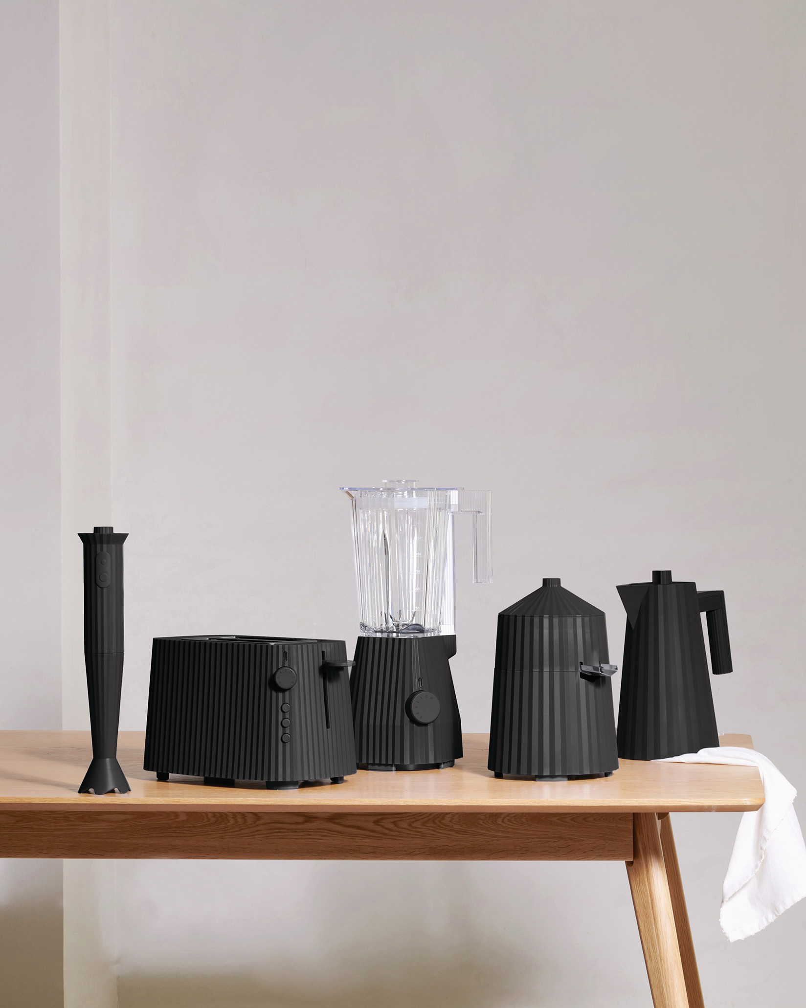 Röster XL Plisse Alessi MDL15B, must - Image 2