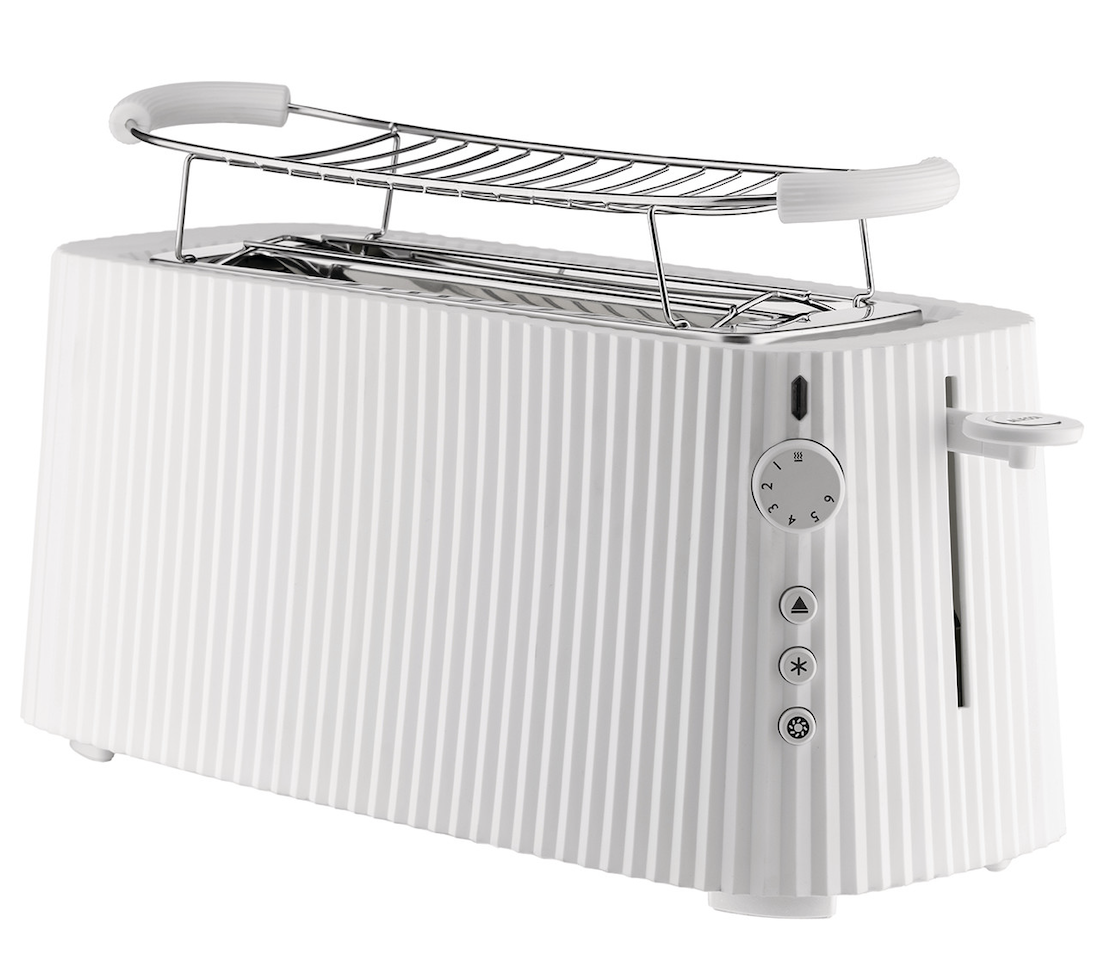 Röster XL Plisse Alessi MDL15W, valge