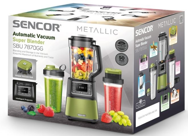 Vaakumblender Sencor SBU7870GG, laimiroheline - Image 6