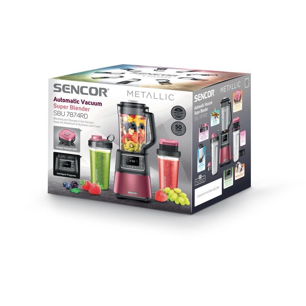 Vaakumblender Sencor SBU7874RD, punane - Image 3
