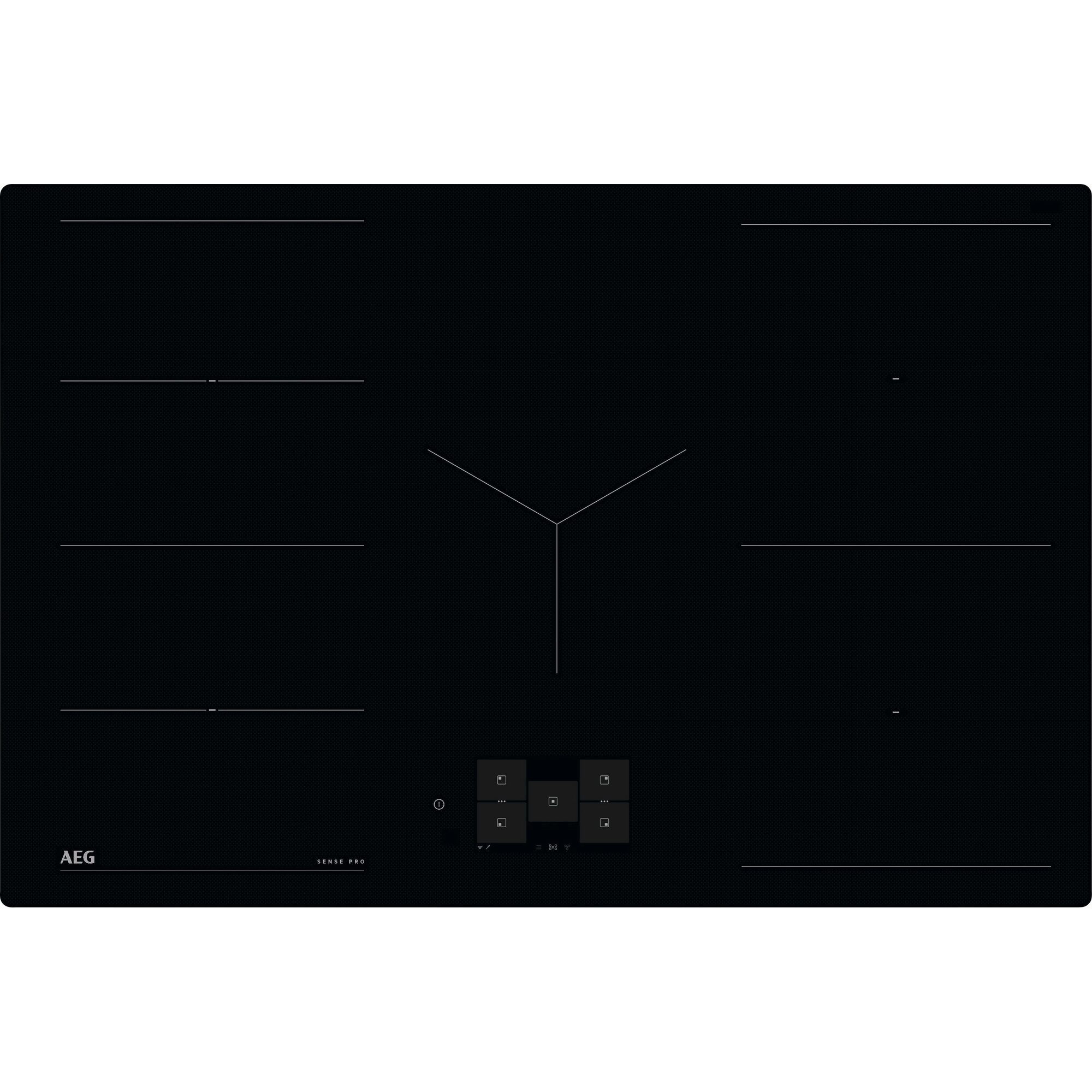 induktsioonpliidiplaat 80 cm Hob2Hoodiga 9000, TH85IH50IB, AEG