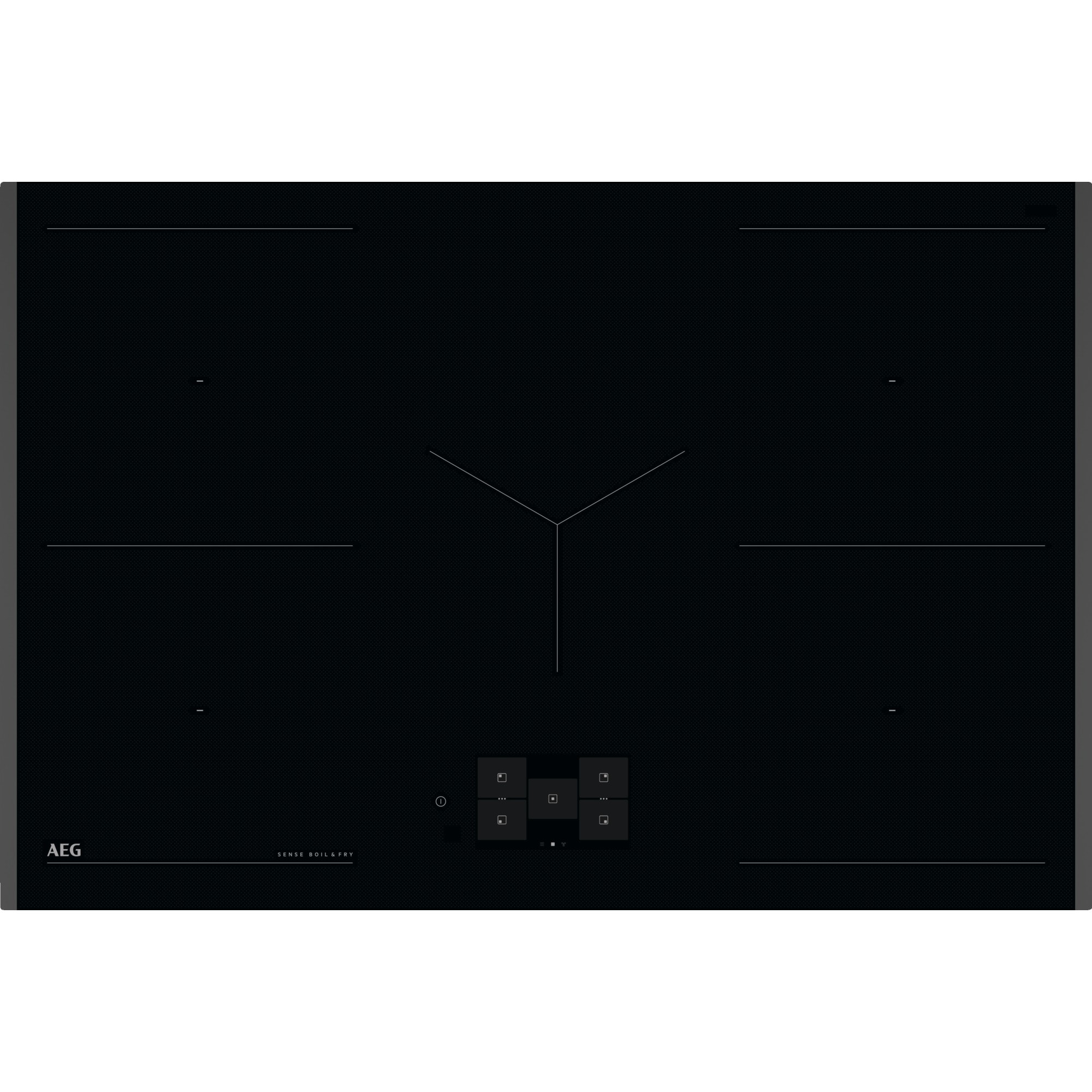 induktsioonpliidiplaat 80 cm Hob2Hoodiga 8000, TH85IM30FB, AEG