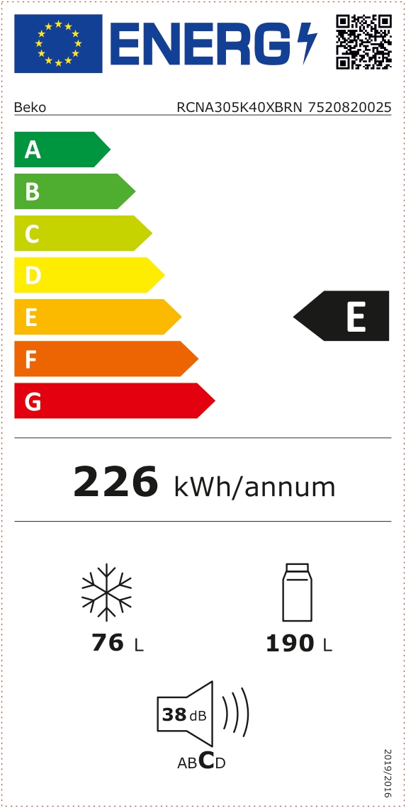Külmik Beko RCNA305K40XBRN - Image 6