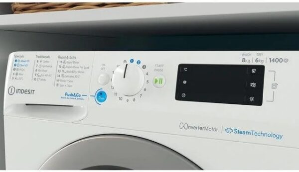 Eestlaetav Kuivatiga pesumasin Indesit BDE86436WSVEE - Image 2