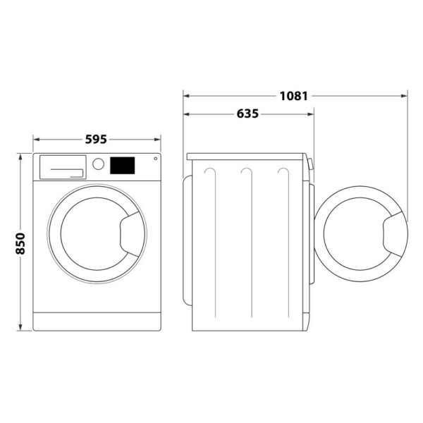 Eestlaetav pesumasin Whirlpool FFD11469BVEE - Image 5