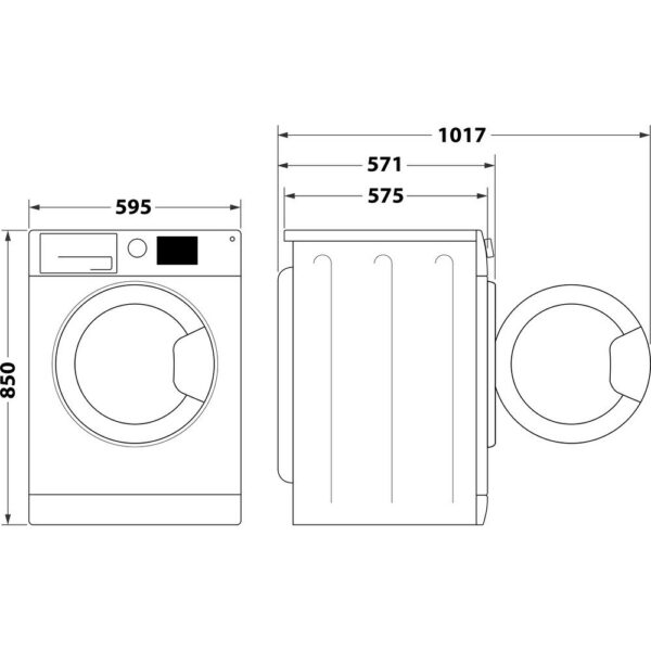 Eestlaetav pesumasin Whirlpool FFL7259WEE - Image 5