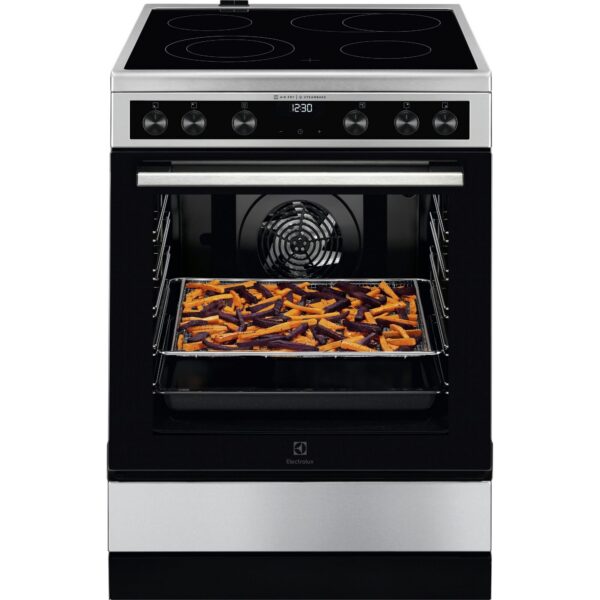 klaaskeraamiline elekter 600 SteamBake 60x60  LKR66021MX, Electrolux