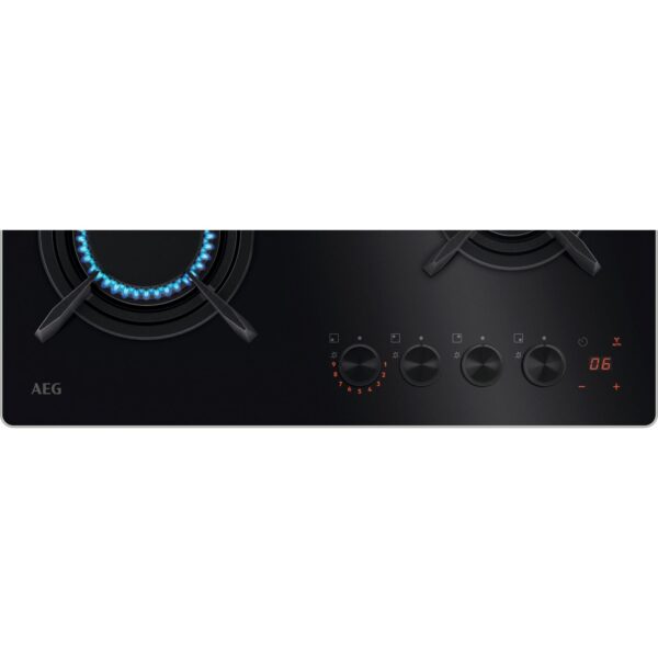 gaasipliidiplaat 60 cm Hob2Hood ühilduvus 8000 Flame Light  HKB64453NB, AEG - Image 2