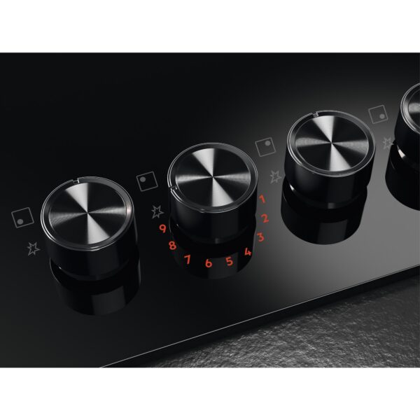 gaasipliidiplaat 60 cm Hob2Hood ühilduvus 8000 Flame Light  HKB64453NB, AEG - Image 5