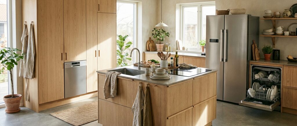 Eraldiseisev vs integreeritav kodumasin: kuidas teha tark valik disaini ja eelarve põhjal?