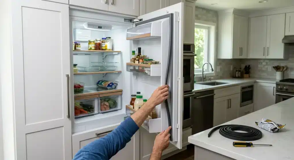 Külmkapi uksetihendi vahetus