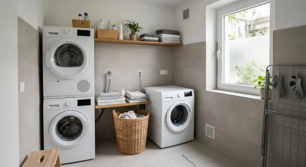 Pesumasin ja kuivati kodus